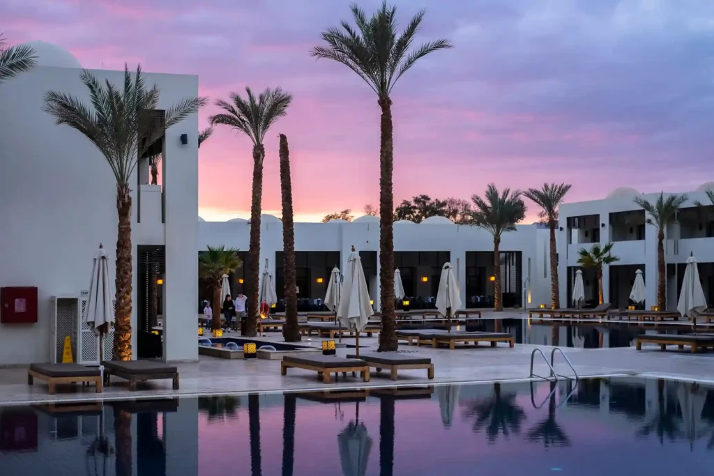 Hotel puesta de sol